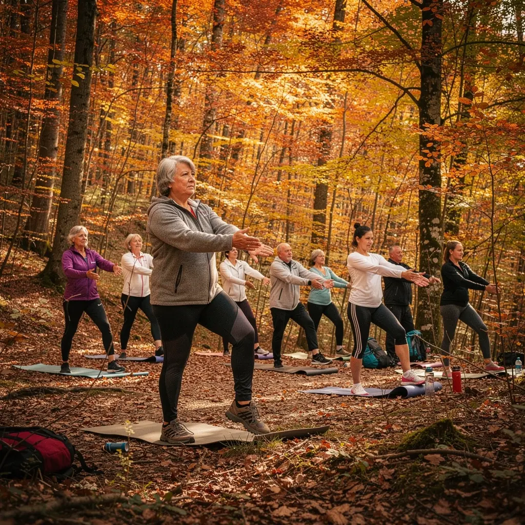 Функционални упражнения, изпълнявани в домашна обстановка за подобряване на здравето.