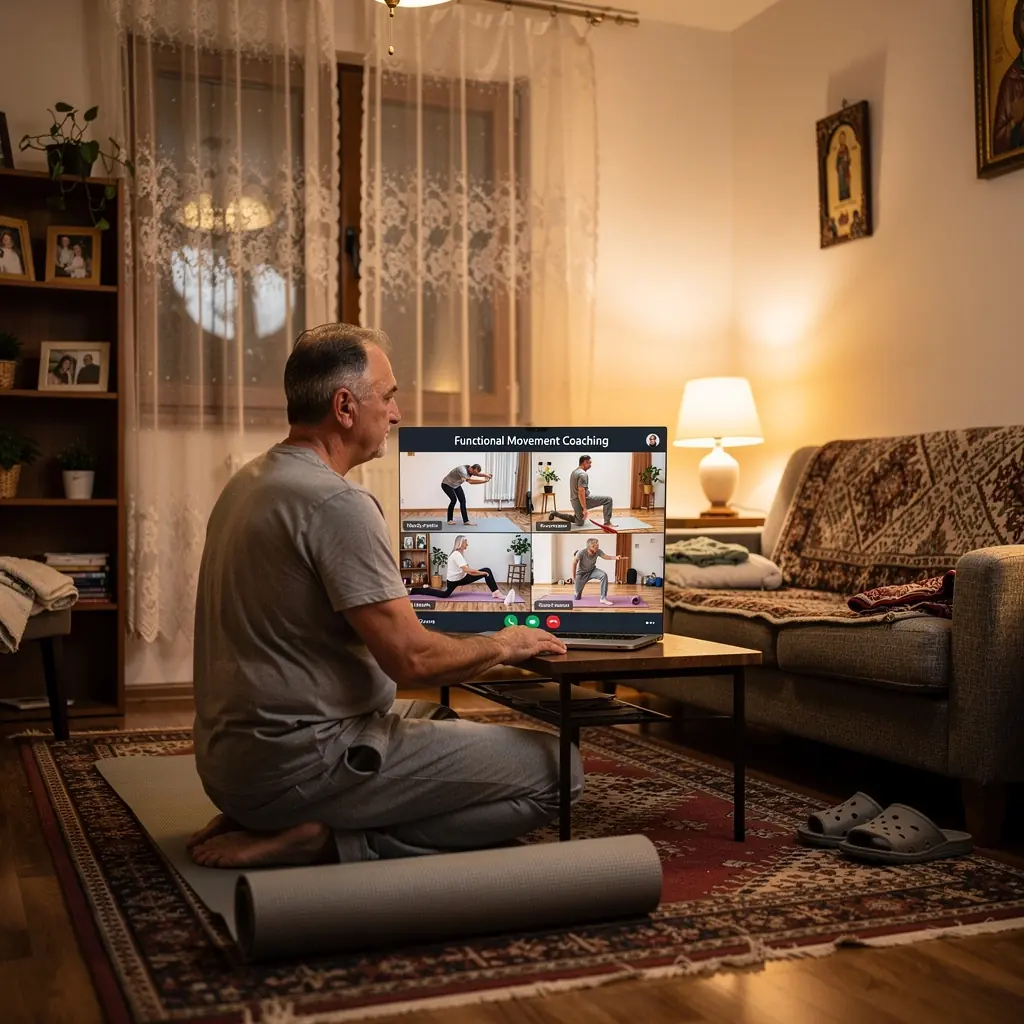 Снимка на екип от треньори, които дават съвети за безопасни тренировки на клиенти.